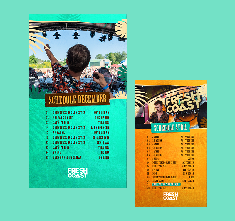 Fresh Coast Instagram schedules