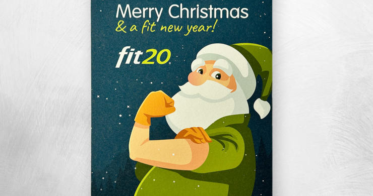 Fit20 Nieuwegein kerstkaart