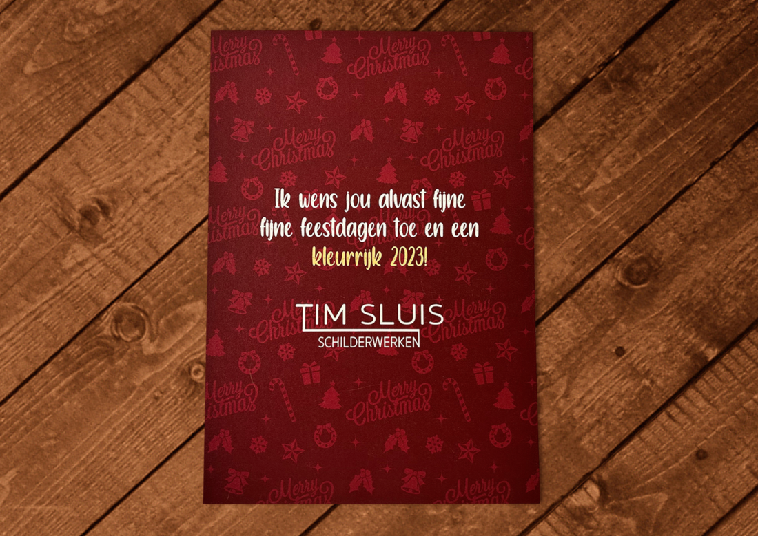 Tim Sluis kerstkaart