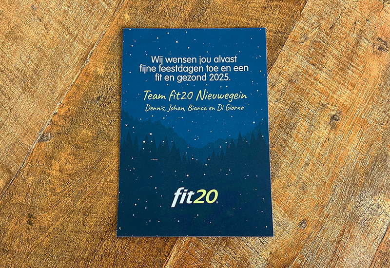 Fit20 kerstkaart 2024
